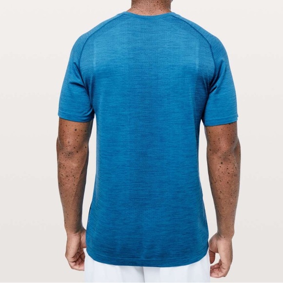 Lululemon Metal Vent Tech Short Sleeve Dark Royal/Baltic Blue - Picture 2 of 7